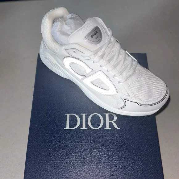 Size 44EU/11US- Dior B22 White Yellow Sneakers? Worn 1X/Retail $1.2K! Dior b22 white yellow - Gem main image 4